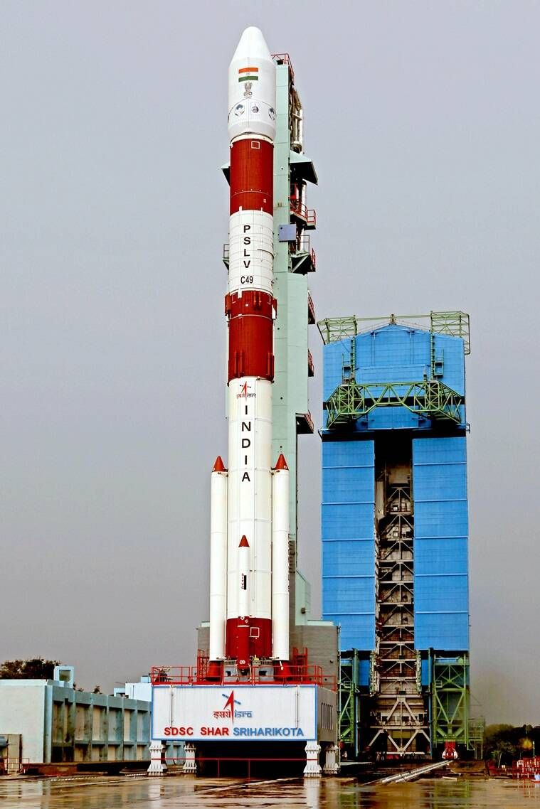ISRO skot, gervihnattaskot á jörðu, hvað er EOS-01, EOS-01 skot, ISRO fréttir, Indian Express