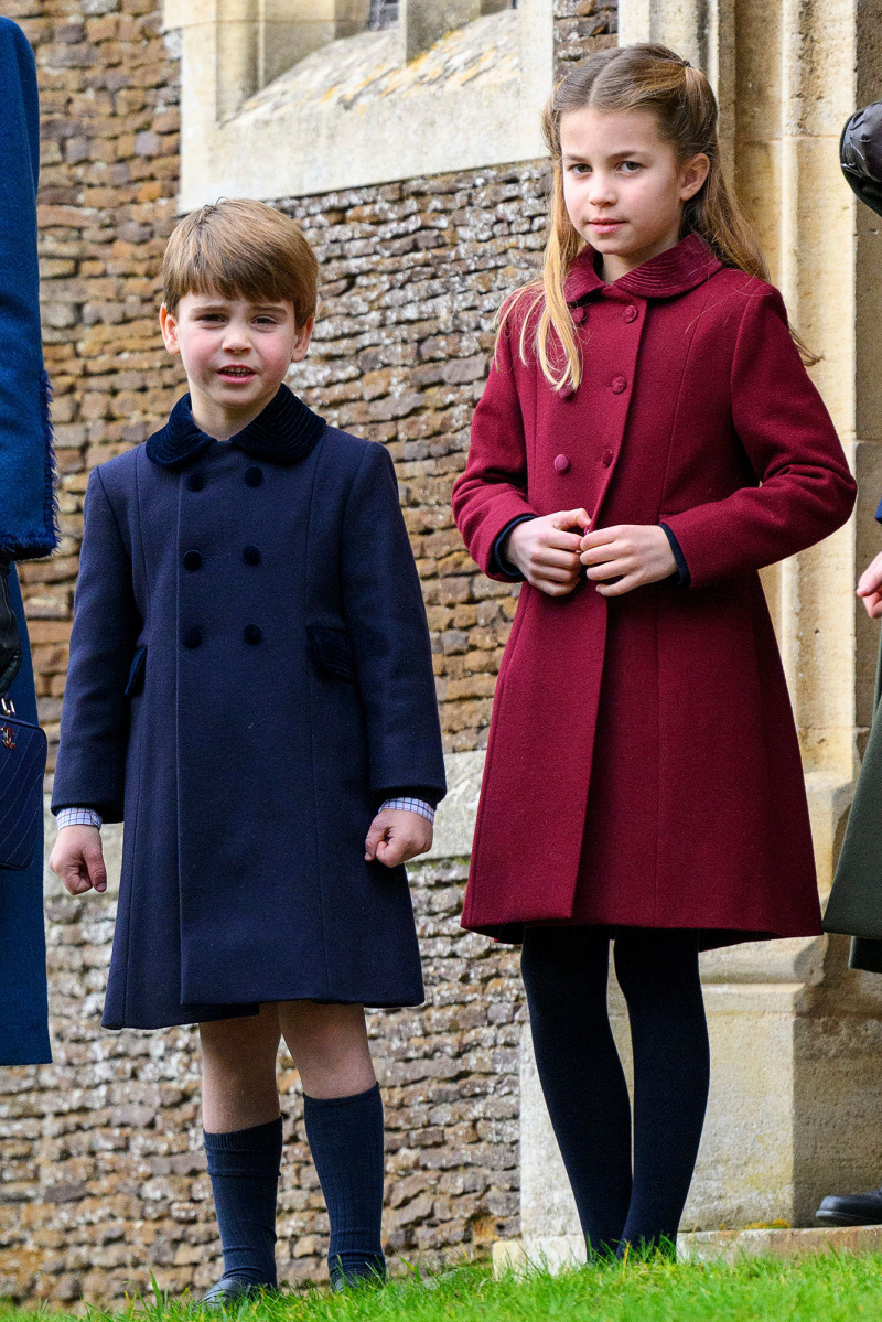 Serviço religioso do dia de Natal, Sandringham, Norfolk, Reino Unido - 25 de dezembro de 2022 Álbum do bebê do príncipe Louis: terceiro filho da duquesa Kate e do príncipe William