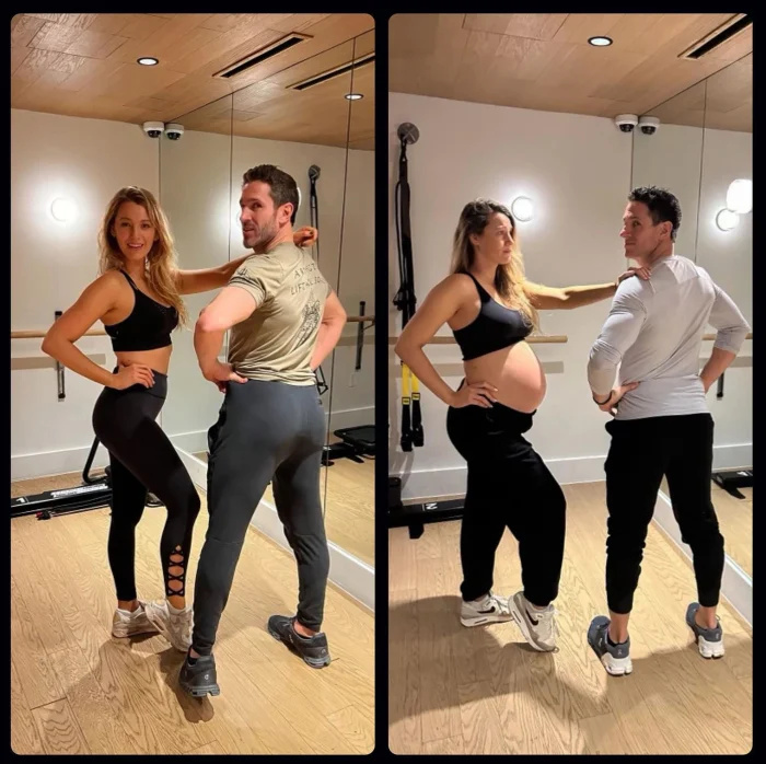 Blake Lively viser bare bump foran baby nr. 4's Arrival: My Exercise Program 'Isn't Working' pregnant