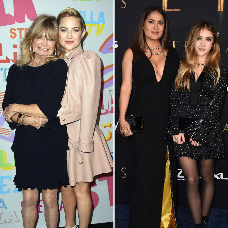 Celebritats i els seus fills semblants: Goldie Hawn i Kate Hudson, Selma Hayek i Valentina, més