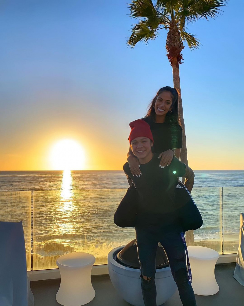 Kaycee Clark en Challenge Win Nany Reationship