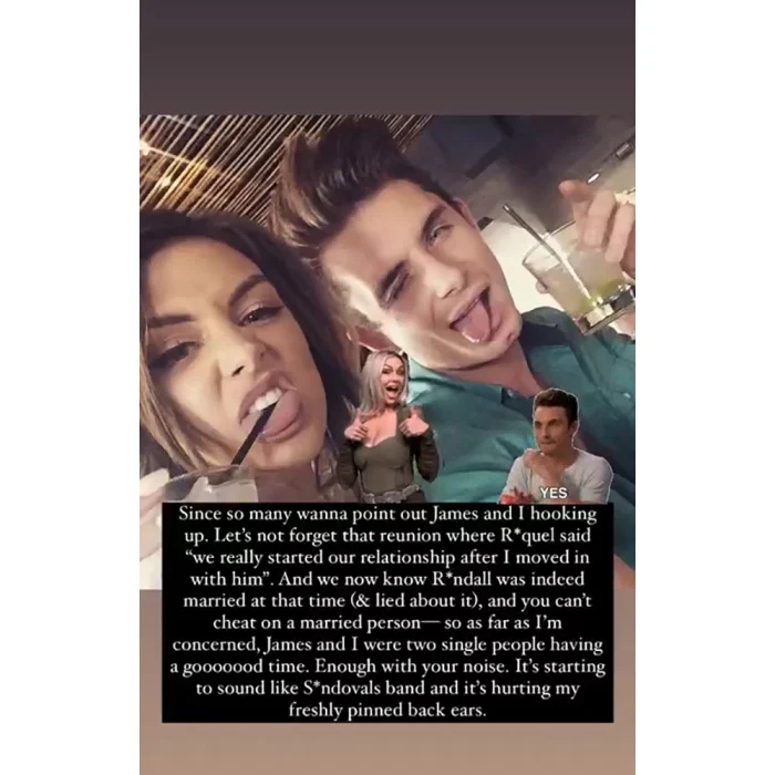 Lala Kent slår ut troll som kallar henne en hycklare för tidigare koppling med James Kennedy mitt i Tom Sandoval's Cheating Scandal With Raquel Leviss