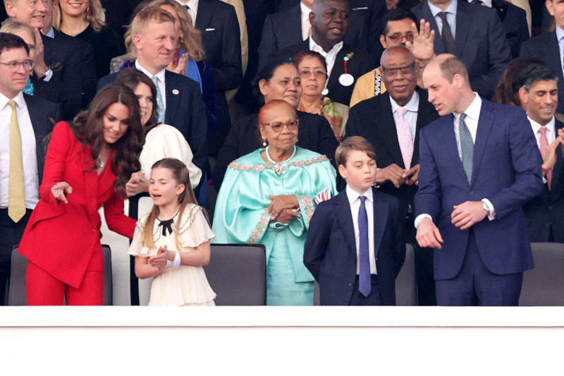 El príncipe William y la princesa Kate llevan a George y Charlotte al rey Carlos III's Coronation Concert: Photos