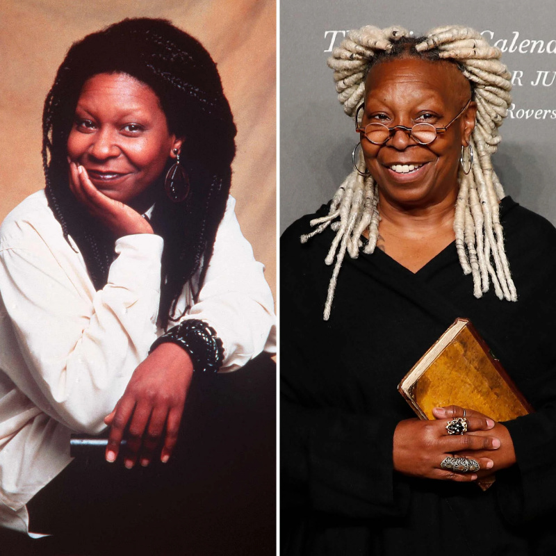 Whoopi Goldberg v priebehu rokov od EGOT Win Hosting The-View