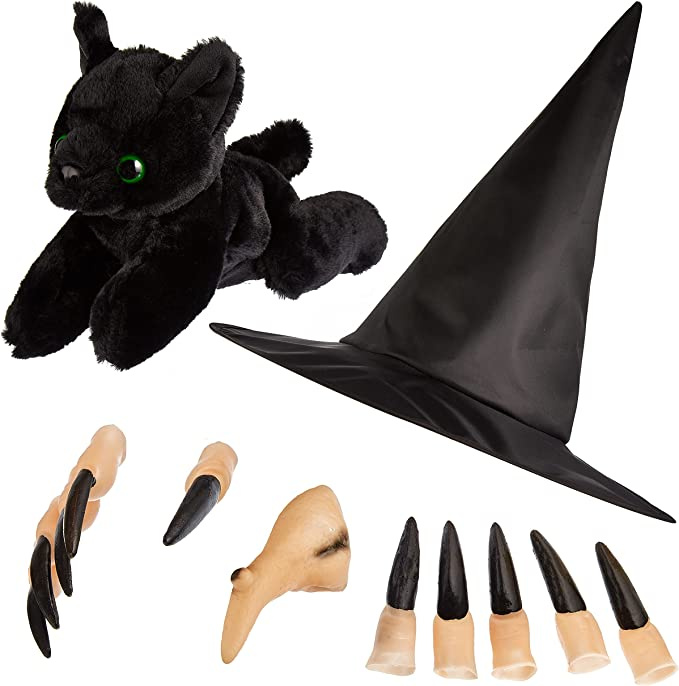 Hauntlook klasiskā raganas kostīmu aksesuāru komplekts