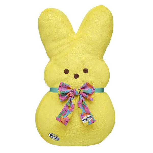 PEEPS® gul kanin med presentrosett