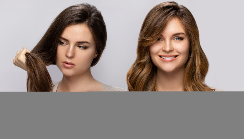 color de cabello antes y despues