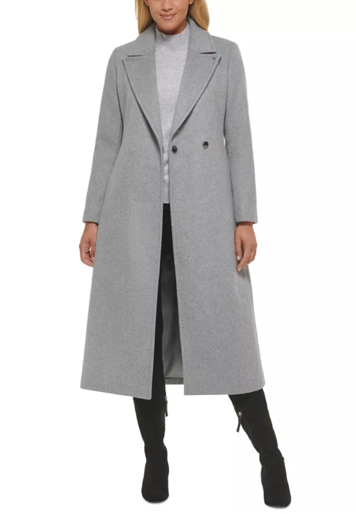 Γυναίκες Calvin Klein's Belted Wrap Coat