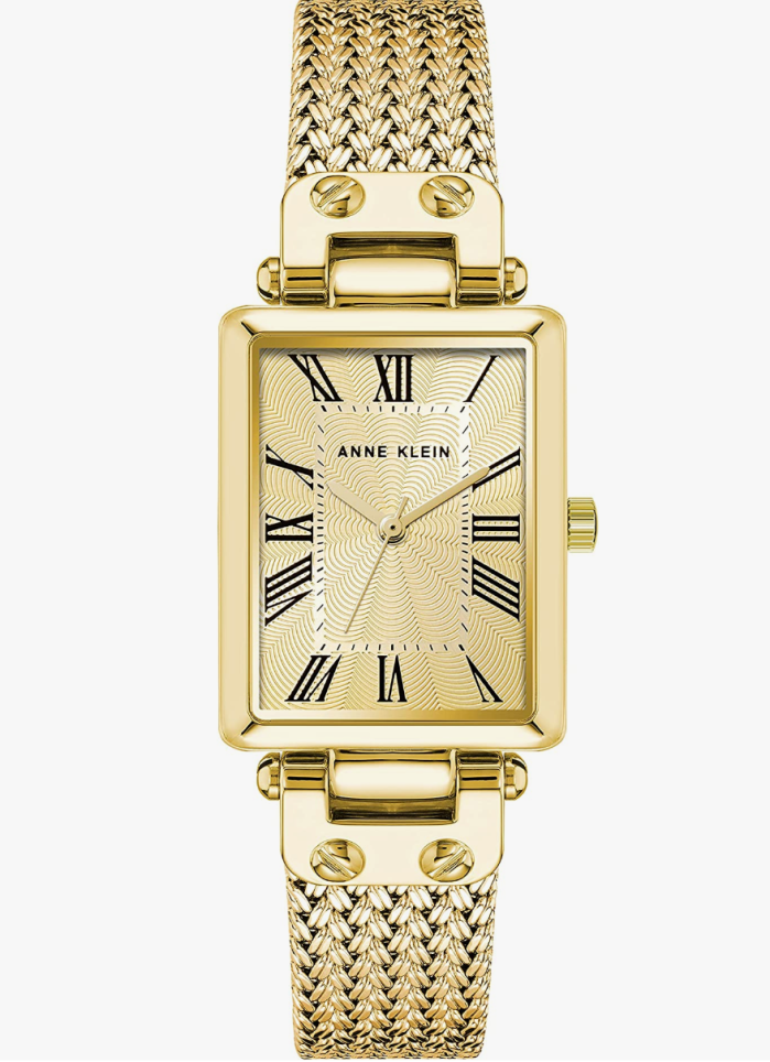 آن كلاين المرأة's Mesh Bracelet Watch
