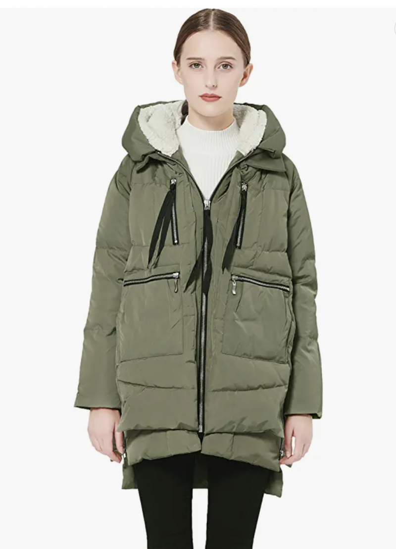 Оролаи Вомен's Thickened Down Jacket