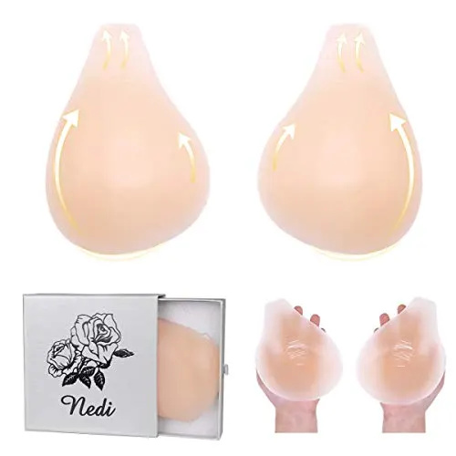 Sutiã invisível de silicone para levantar os seios Adesivo para levantar os seios Pétalas Sutiã adesivo reutilizável Sutiã sem costas sem alças Sutiã em V profundo Push Up Sutiã autoadesivo Sutiã pegajoso nu