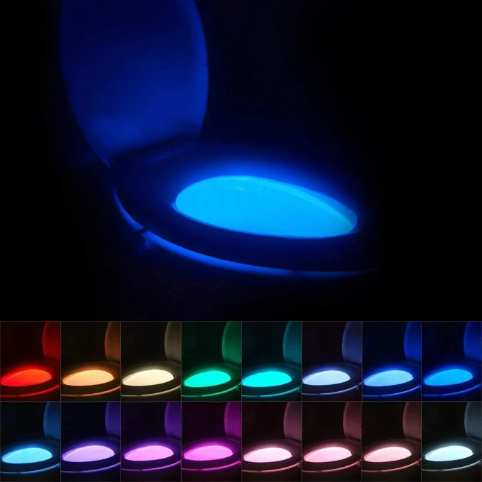 Veilleuse de toilette Chunace 16 couleurs