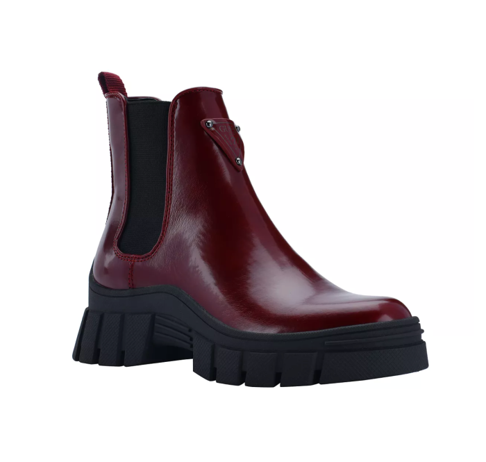 Devinez les femmes's Hestia Lug Sole Chelsea Booties