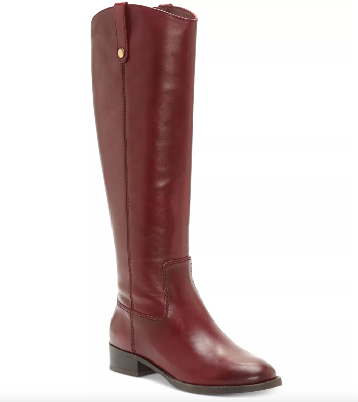 INC International Concepts Bottes d'équitation en cuir Fawne